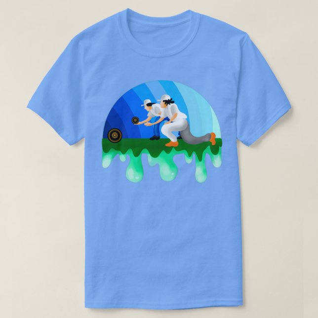 spela gräsmatta bowling-play-gräsmatta T Shirt (Design framsida)