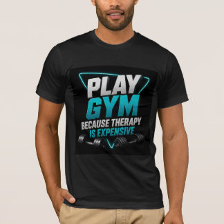 🔥 Spela Gym Motivation Citat T Shirt