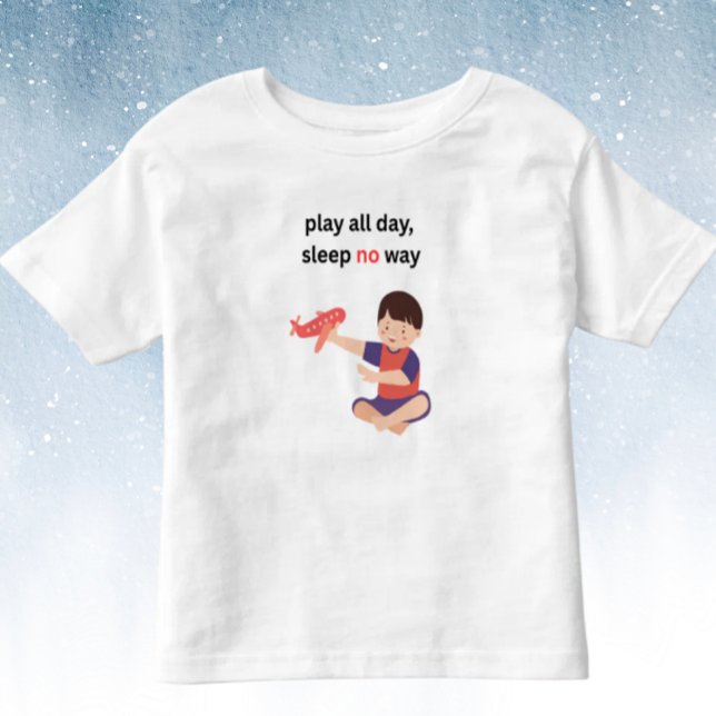 Spela hela dagen t shirt (Skapare uppladdad)