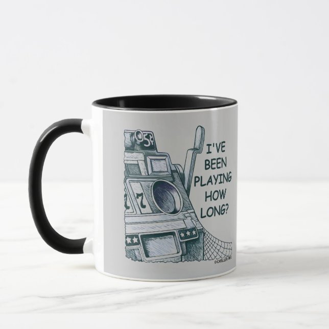 Spela Hur Långa Spelautomater Mugg (Vänster)