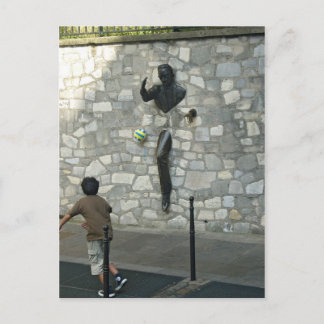 Spela i Montmartre Vykort