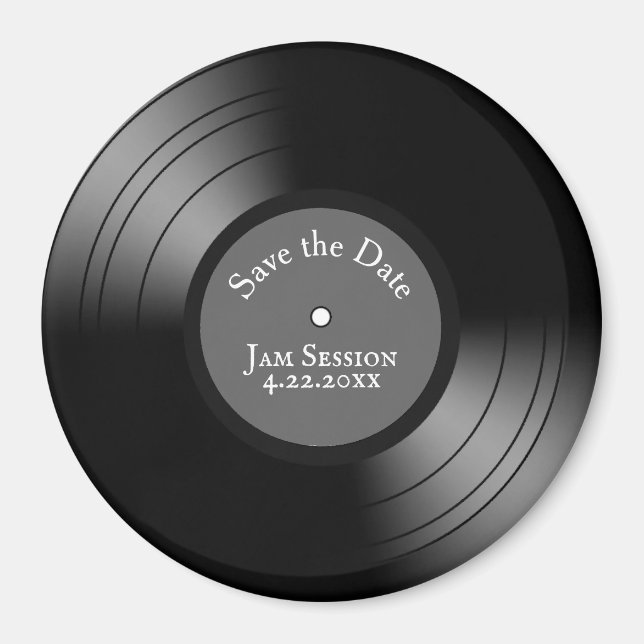 Spela in album Spara datum Magnet (Framsidan)