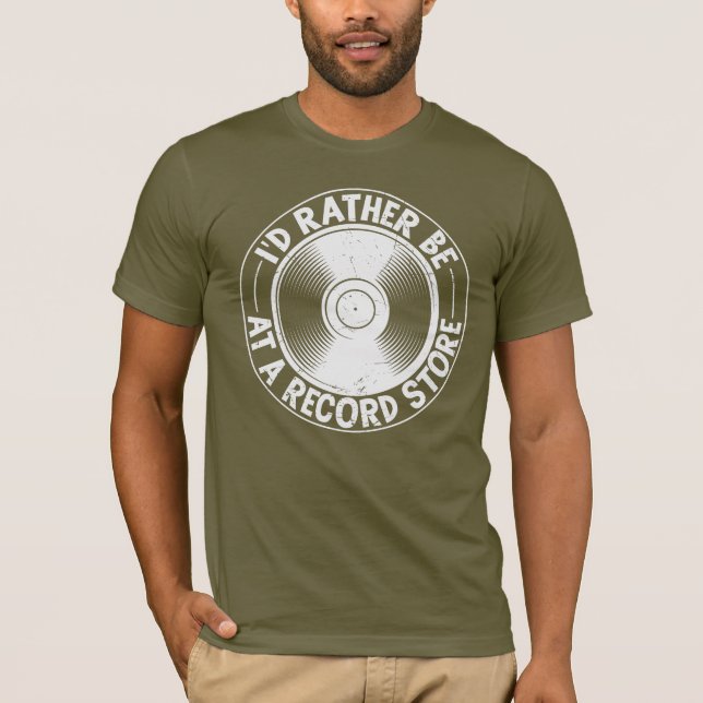 Spela in lustigt postorderarkiv för album t shirt (Framsida)