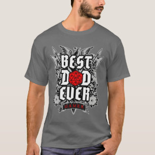 Spela in spelare för den bästa Pappa någonsin RPG T Shirt