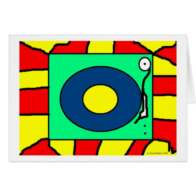 Spela in spelare hälsningskort (Framsidan Horizontal)