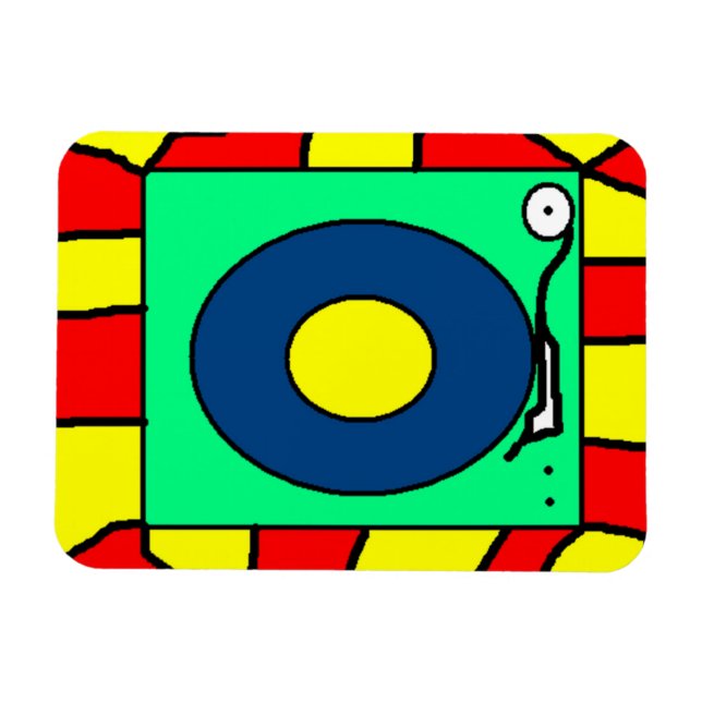 Spela in spelarmagnet magnet (Horisontell)