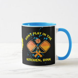 SPELA INTE I KITCHEN, DINK Pickleball Mugg