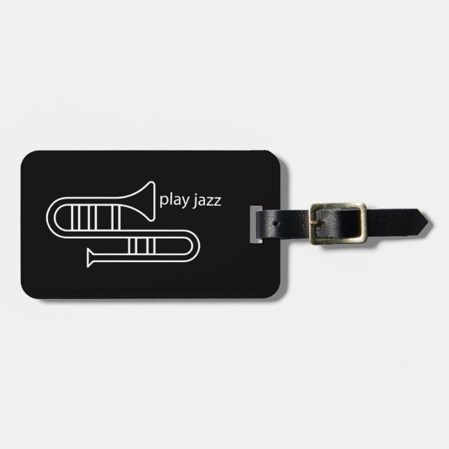 Spela jazz bagagebricka (Horisontell Framsida)