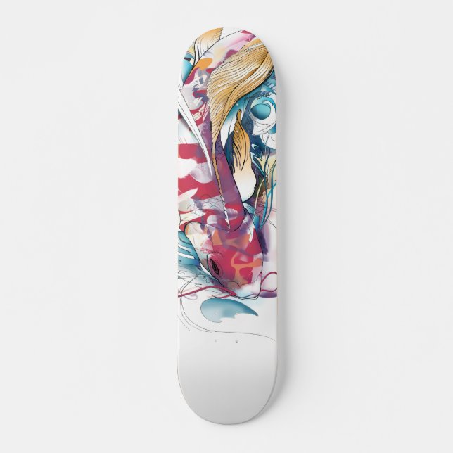 Spela Koi Skateboard Bräda 20 Cm (Framsida)