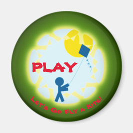 Spela! Låt oss Fly a Kite! Magnet