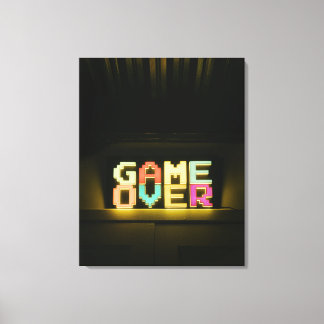 Spela lätt på lustiga, enkla pixelbilder - lätt at canvastryck