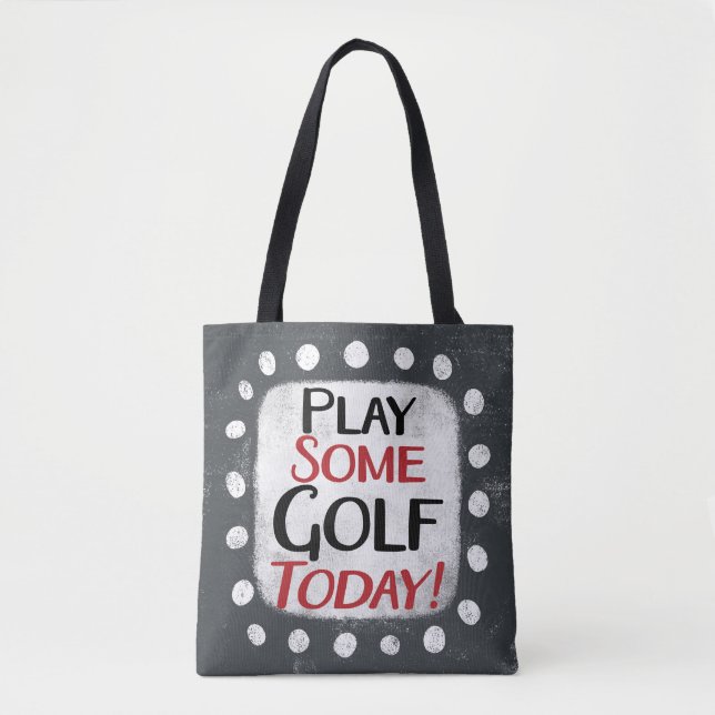 Spela lite golf Today Tobe Bag Tygkasse (Framsida)