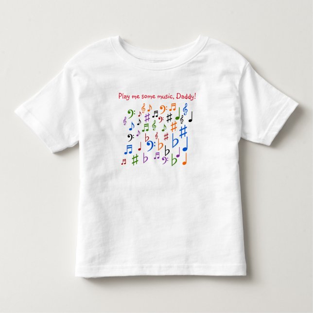 Spela lite musik, pappa! t shirt (Framsida)