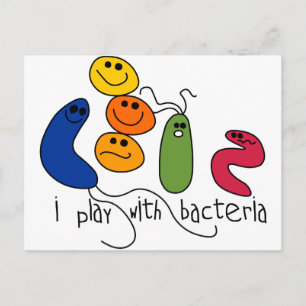 Spela med Bacteria Vykort