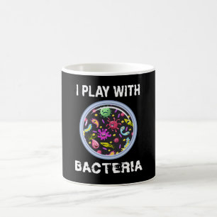 Spela med bakteriekemisk kemi kaffemugg