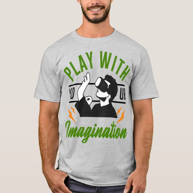 Spela med din fantasi t shirt (Framsida)