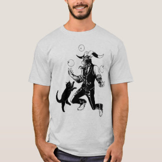 Spela med en katt t shirt