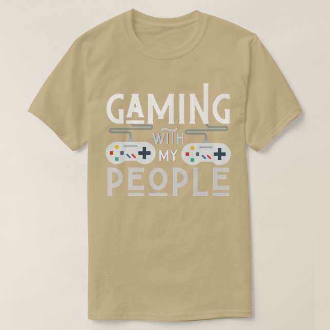 Spela med Manar Kvinnor i spel med spel för spelar T Shirt (Design framsida)
