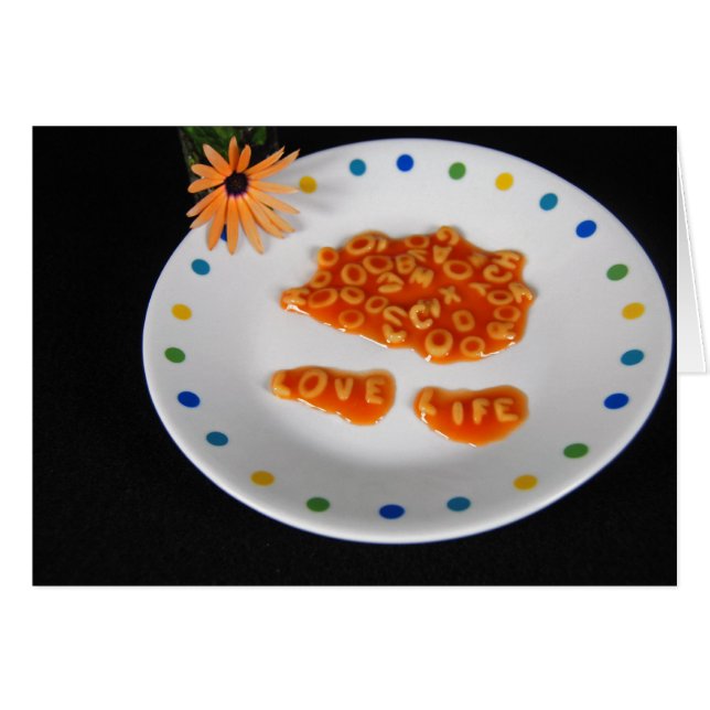 Spela med mat OBS kort (Framsidan Horizontal)