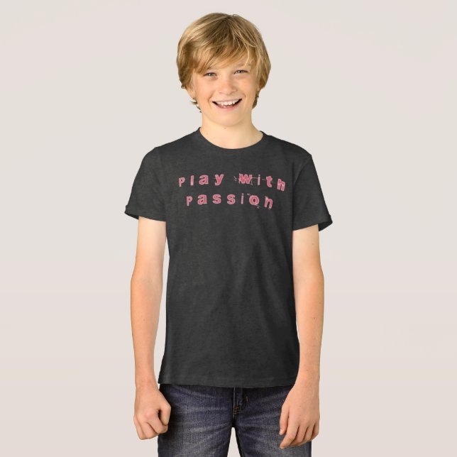 Spela med passion T-Shirt (Framsida Full)
