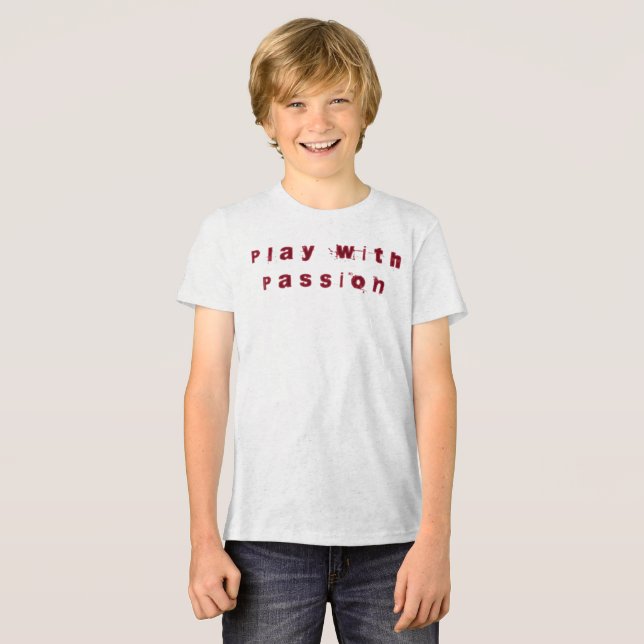 Spela med passion T-Shirt (Framsida Full)