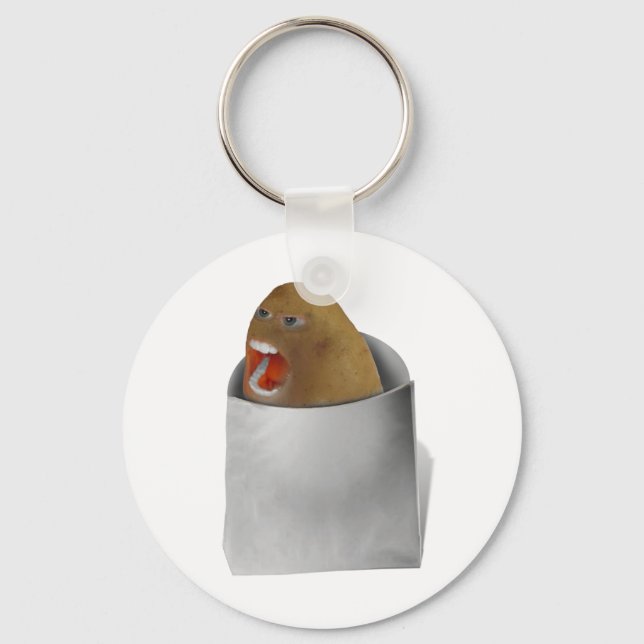 Spela med potatis - skrynklaren nyckelring (Framsida)