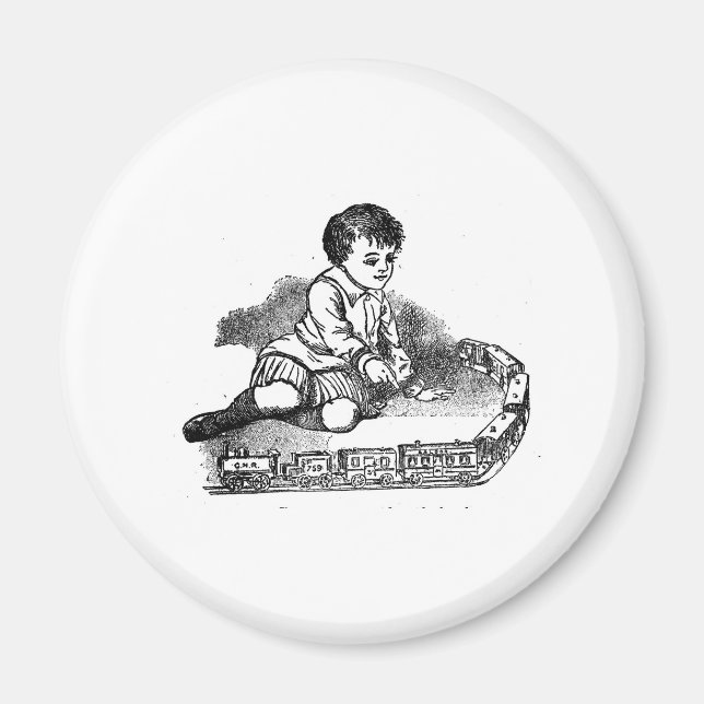 Spela med Tåg Magnet (Framsidan)