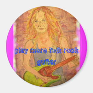 spela mer folk sten guitar magnet