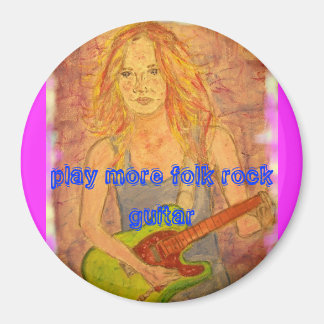spela mer folk sten guitar magnet