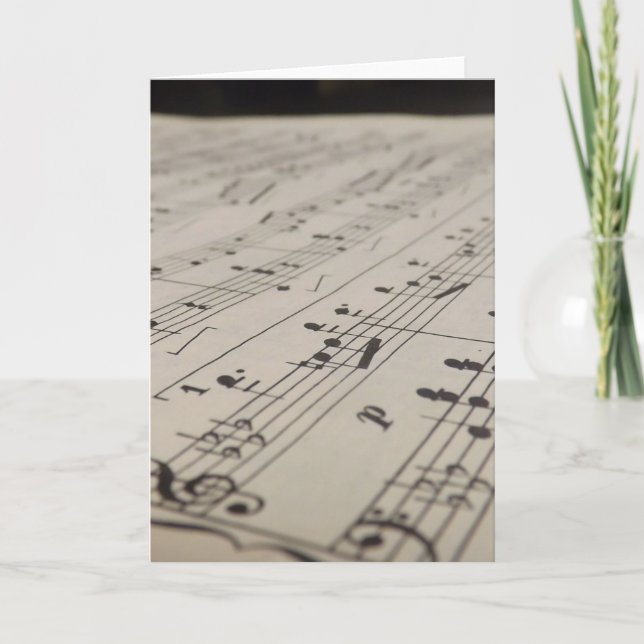 Spela mig ett hälsningskort för Sång Kort (Framsida)