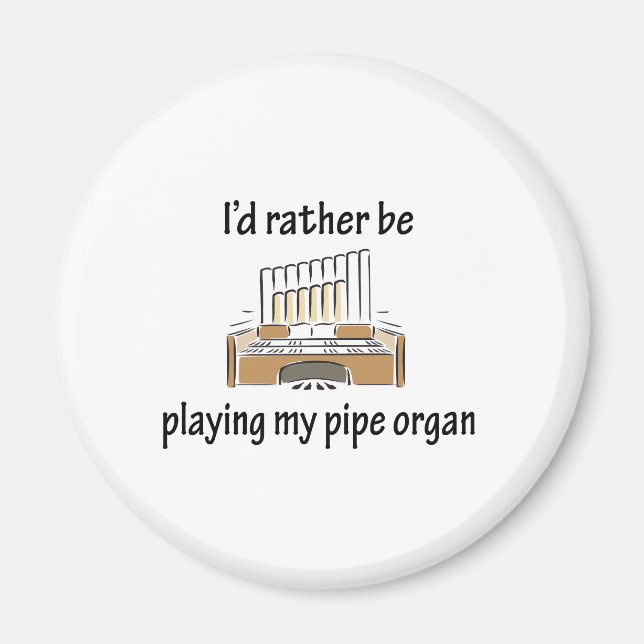 Spela min Pipe Organ Magnet (Framsidan)