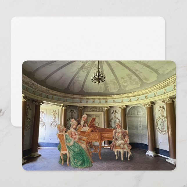 Spela musik julkort (Fram/baksida)