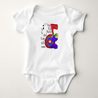 Spela musiken... Baby Bodykostym T Shirt