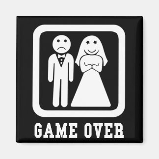 Spela över | Bachelor Stag Party Gift (Black/White Magnet