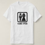 Spela över | Bachelor Stag Party Gift (Black/White Tee<br><div class="desc">Är han gifta sig? Stackars honom, gav över... Ge dig själv den här gåvan från fantastisk till brudgummen, det är roligt och verkligen står ut med den vita designen på svart bakgrund eller vice versa. Det är perfekt för bachelor och stoppa party, duschar, namn! Underbar svart på vit tittar manar...</div>