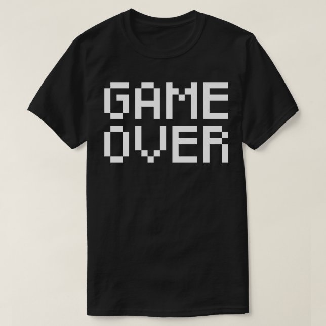 Spela över pixel t shirt (Design framsida)