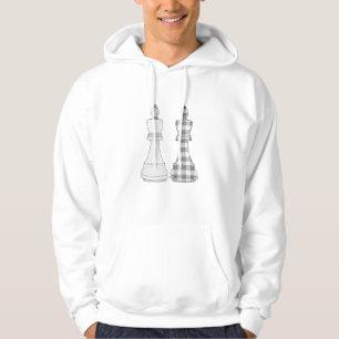 Spela på schack hoodie