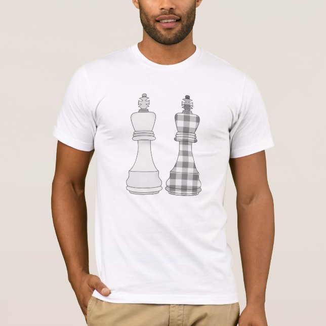 Spela på schack t shirt (Framsida)