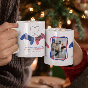 Spela Par som spelar tillsammans, håll dig samman Kaffemugg