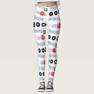 Spela Pausa Stoppa Leggings