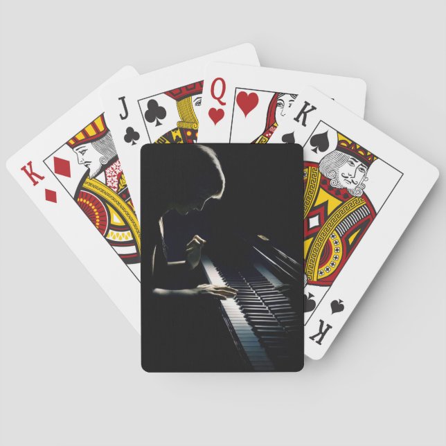 Spela Piano Casinokort (Baksidan)