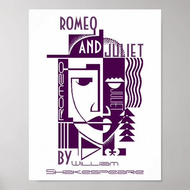 Spela Poster för Romeo och Juliet William Shakespe (Framsidan)