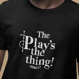 Spela Sak - Modern enkel Shakespeare T Shirt