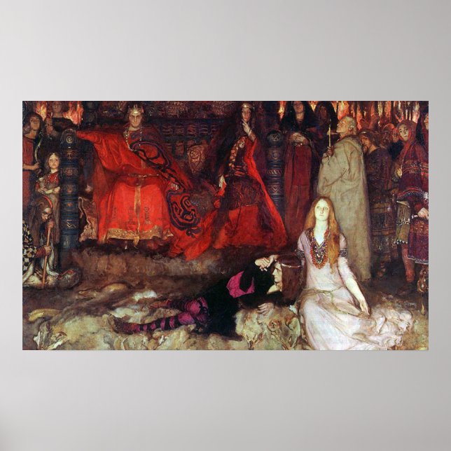 Spela scenen i "Hamlet" Poster (Framsidan)