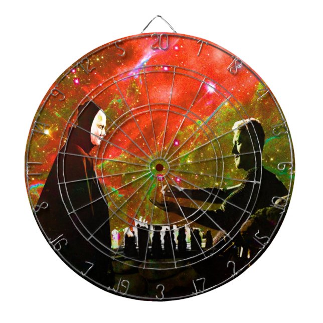 Spela schack med döden darttavla (Framsidan)