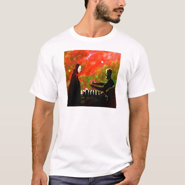 Spela schack med döden tee (Framsida)