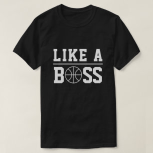 Spela som en chef baskettröjor för spelare t shirt