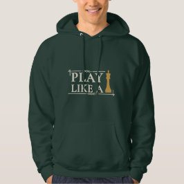 Spela som en kung – kraftstrategicitat - Stil B Hoodie