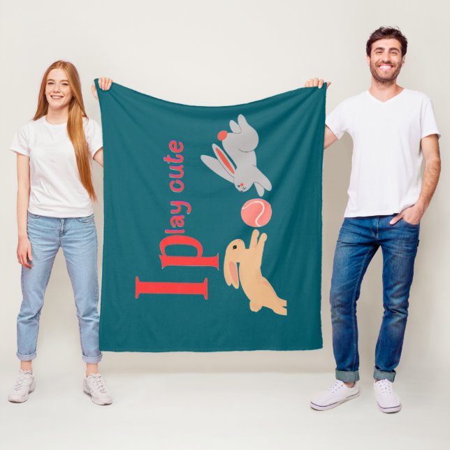 Spela söt fleecefilt (På plats)