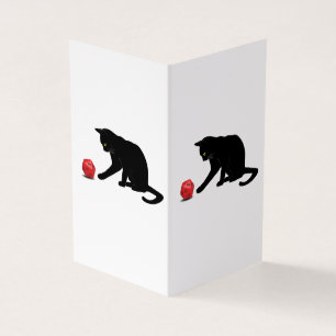 Spela spel i Cat Rolling Dice RPG Role Speling Lov Kort